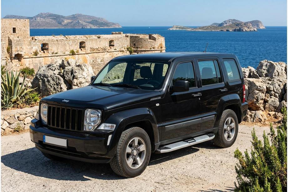 Jeep Cherokee/Liberty 2007–2013 Mevsim Grey sivuporrastangot (2 kpl, alumiini) Image