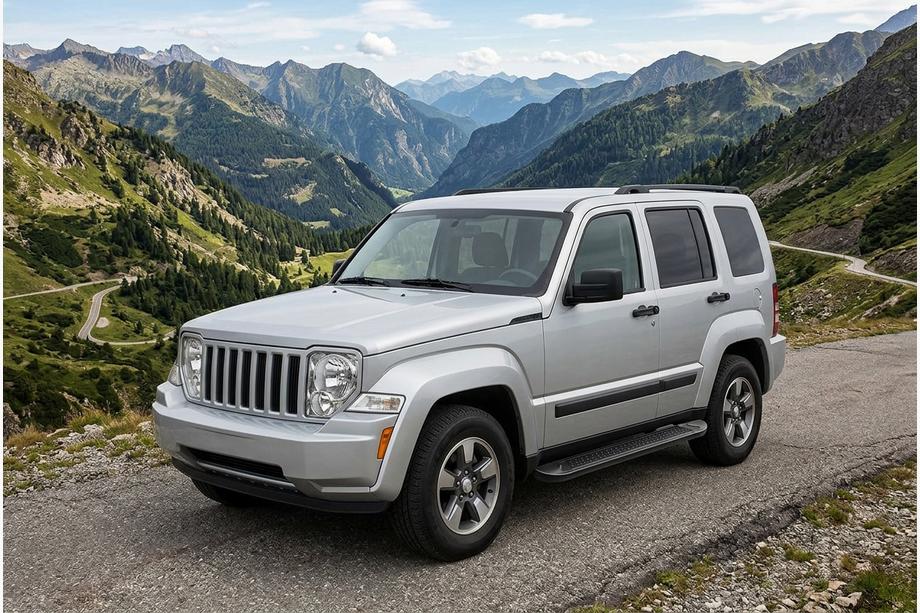 Jeep Cherokee/Liberty 2007–2013 Allmond Black sivuportaat (2 kpl, alumiini) Image
