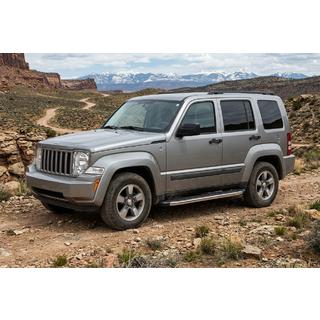 BlackLine-sivuporrast (2 kpl, alumiini) Jeep Cherokee/Liberty 2007–2013 kuva 1