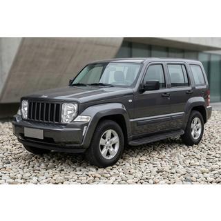 Sivukynnykset Tayga Black (2 kpl, alumiini) Jeep Cherokee/Liberty 2007–2013 kuva 1