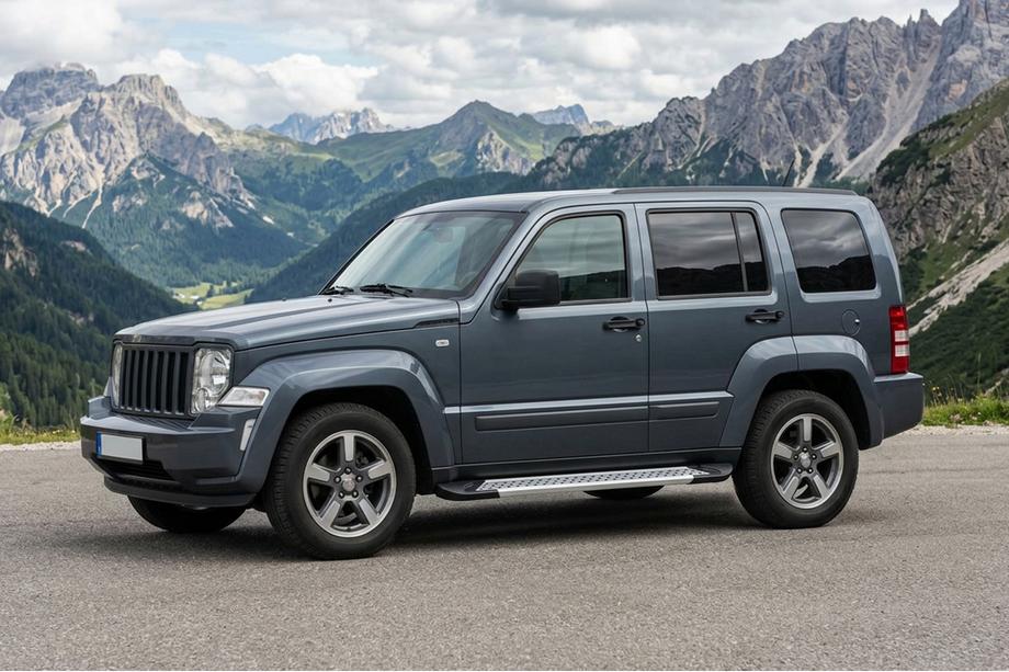 Jeep Cherokee/Liberty 2007–2013 Sivuaskelmat Vision New Grey (2 kpl, alumiini) Image
