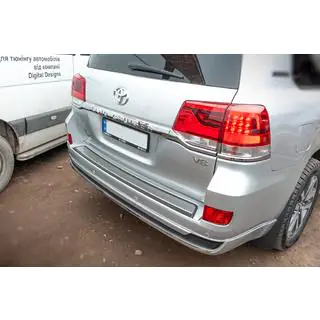 Takapuskurin lista 2016+ (ABS + ruostumaton teräs) Toyota Land Cruiser 200 2007–2021 kuva 3