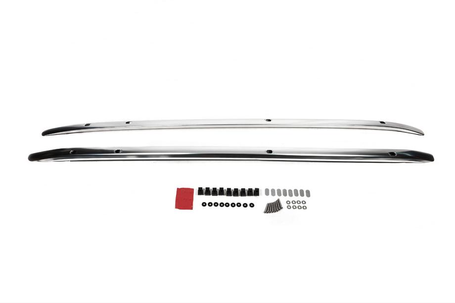 Toyota Land Cruiser 300 2021– Integroitu kattokaide, kromattu (alumiini) Kuva 2