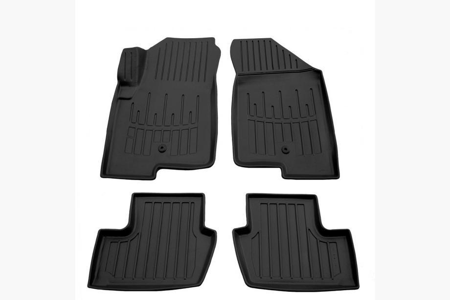 Jeep Compass 2006–2016 Stingray 3D kumimatot matkustamoon (sarja 4 kpl, kuljettajan matossa yksi kiinnitysklipsi) Image