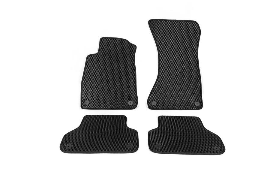 Audi A4 B9 2015–2024 EVA-lattiamatot (mustat) Image