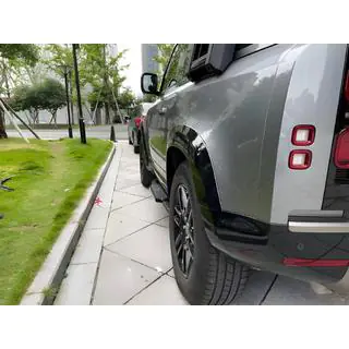 Lokasuojan levikkeet (Bushwacker, 6 kpl, kiiltävä musta) Land Rover Defender 2019– kuva 2