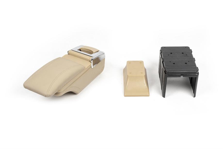 Yleismallinen käsinoja mukitelineellä (beige) Kuva 1