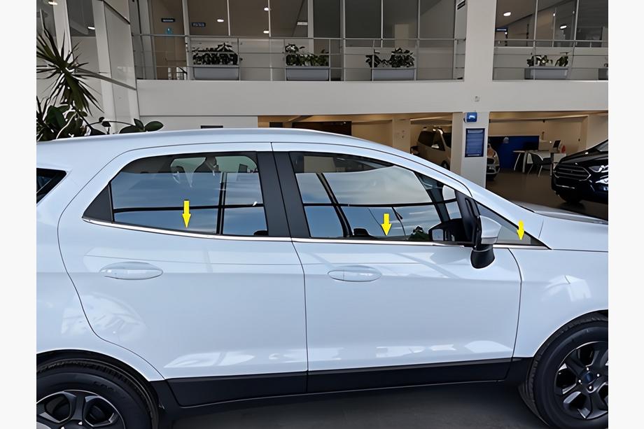 Ford Ecosport 2013–2022 Ikkunan reunalistat (6 kpl, ruostumaton teräs) Image
