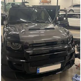 Hiilikuitukonepelti (aito hiilikuitu) Land Rover Defender 2019– kuva 1