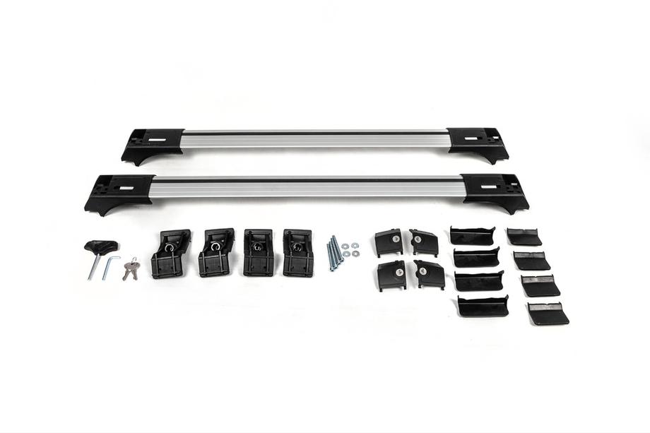 Lukittavat poikkitangot perinteisille kattokaiteille Skybar V1 (2 kpl) enintään 140 cm, harmaa Kuva 11