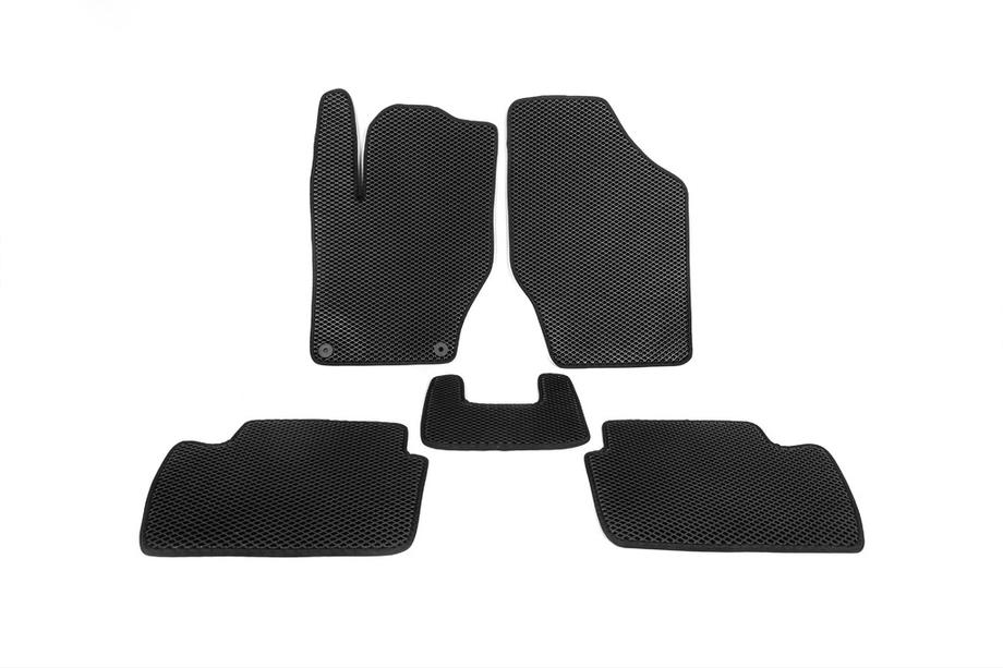 Citroen C-4 2010–2018 EVA-lattiamatot (mustat) Image
