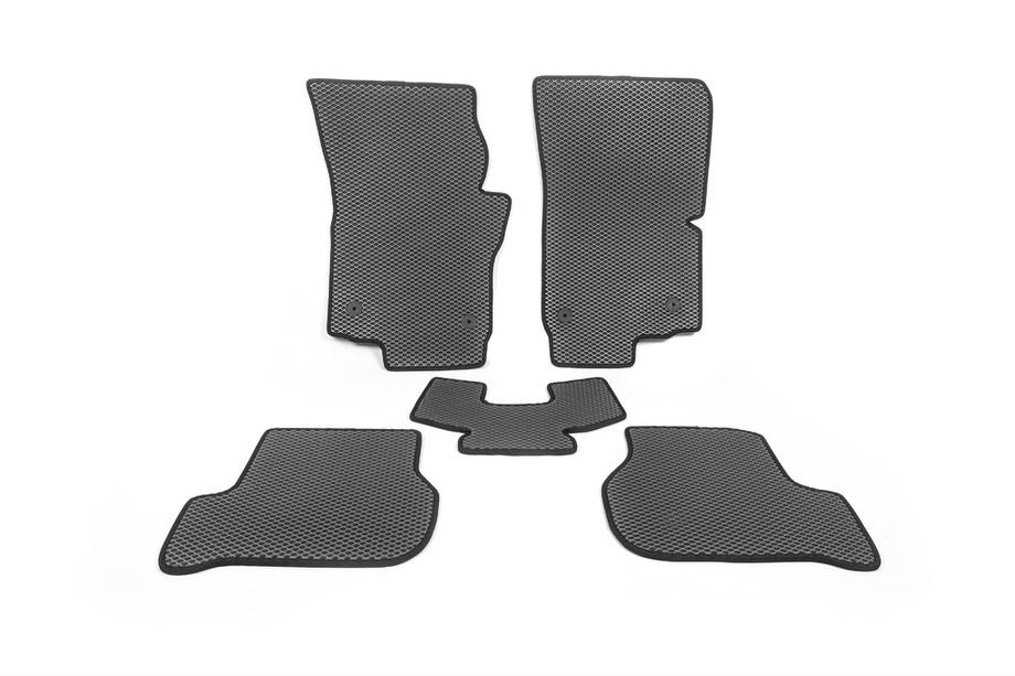 Seat Leon 2005–2012 EVA-lattiamatot (mustat) Image