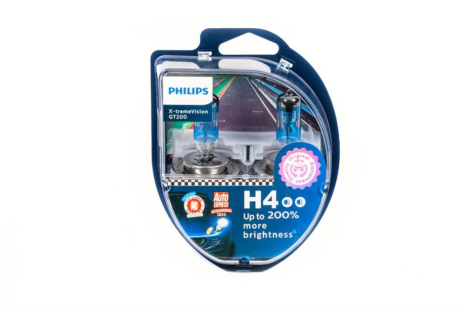 Philips H4 60/55W 12342GT Racing Vision +200% ajovalopolttimo Image