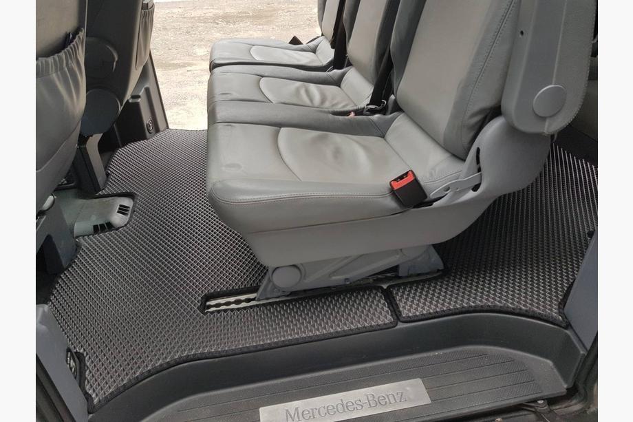 Mercedes Viano 2004–2014 EVA V2 automattosarja (vain nouto, täysi sisustasarja, musta) Kuva 3