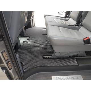 EVA V2 -mattosarja (Vain nouto, täysi matkustamo, mustat) Mercedes Vito W639 2004–2014 kuva 4