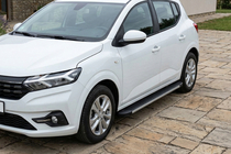 Dacia Sandero 2021– Sivuportaat Maya V1 (2 kpl, alumiini) kuva 1