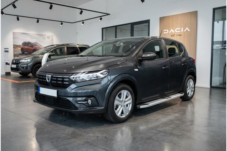 Dacia Sandero 2021– Mevsim Grey sivuporrastangot (2 kpl, alumiini) Image