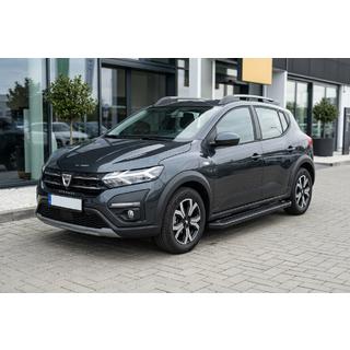Allmond Black sivuportaat (2 kpl, alumiini) Dacia Sandero 2021– kuva 1