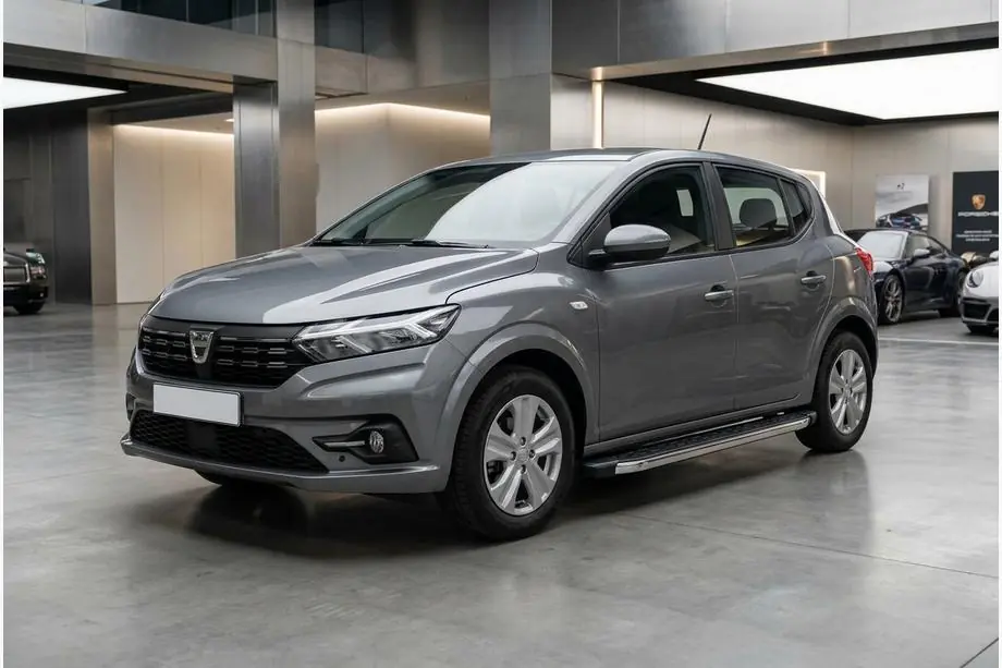 Dacia Sandero 2021– BlackLine-sivuporrast (2 kpl, alumiini) Image