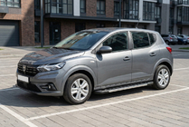 Dacia Sandero 2021– RedLine sivuastinlaudat (2 kpl, alumiini) kuva 1