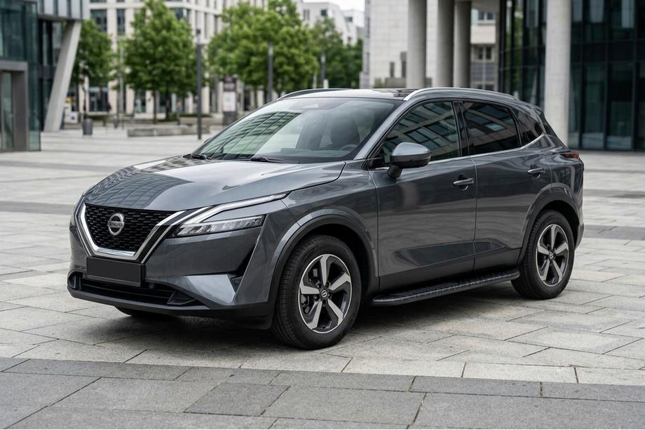 Nissan Qashqai 2021– Sivuporrast Bosphorus Black (2 kpl, alumiini) Image