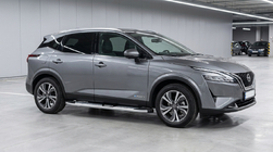 Nissan Qashqai 2021– Mevsim Grey sivuporrastangot (2 kpl, alumiini) kuva 1