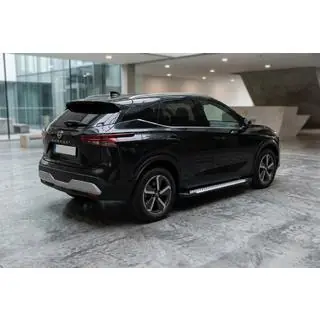 Allmond Grey -sivukynnykset (2 kpl, alumiini) Nissan Qashqai 2021– kuva 1