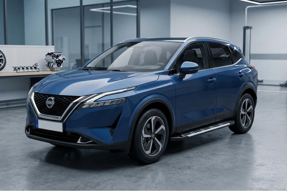 Nissan Qashqai 2021– Sunrise sivuportaat (2 kpl, alumiini) Kuva 1