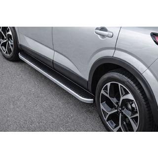 Sivuportaat Tayga Grey (2 kpl, alumiini) Nissan Qashqai 2021– kuva 1