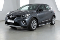 Renault Captur 2019– Mevsim Grey sivuporrastangot (2 kpl, alumiini) kuva 1