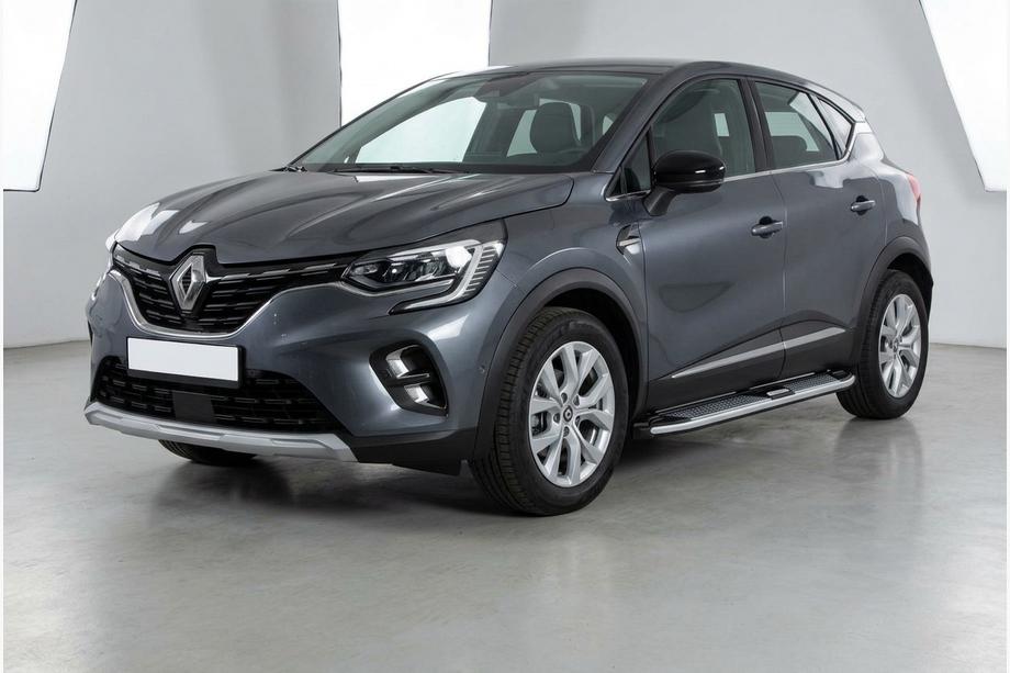 Renault Captur 2019– Mevsim Grey sivuporrastangot (2 kpl, alumiini) Image