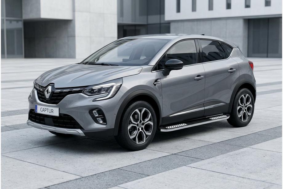 Renault Captur 2019– Tayga V2 sivukynnykset (2 kpl, alumiini) Image
