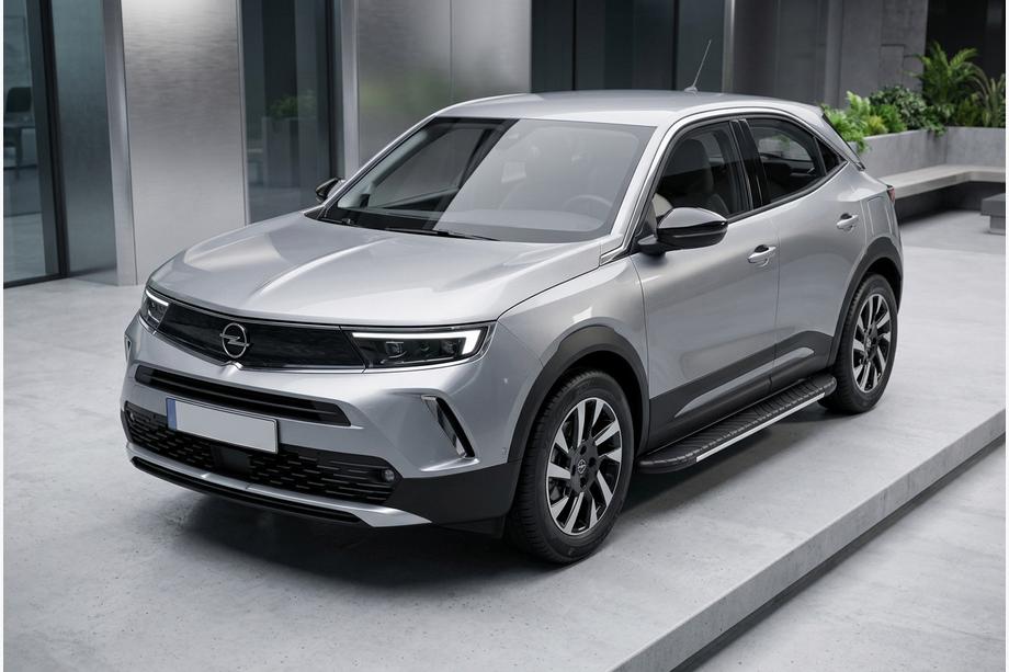 Opel Mokka 2021– Bosphorus Grey sivuaskelmat (2 kpl, alumiini) Image