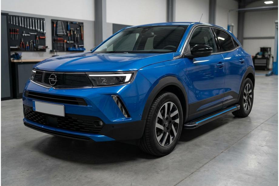 Opel Mokka 2021– Maya Blue sivuportaat (2 kpl, alumiini) Image