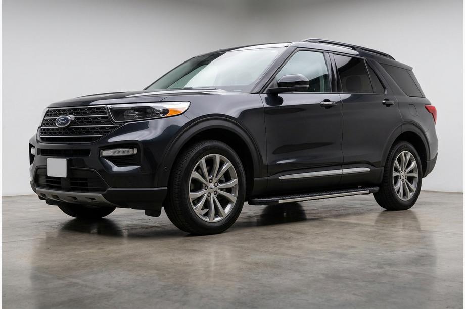 Ford Explorer 2019– Bosphorus Grey sivuaskelmat (2 kpl, alumiini) Image