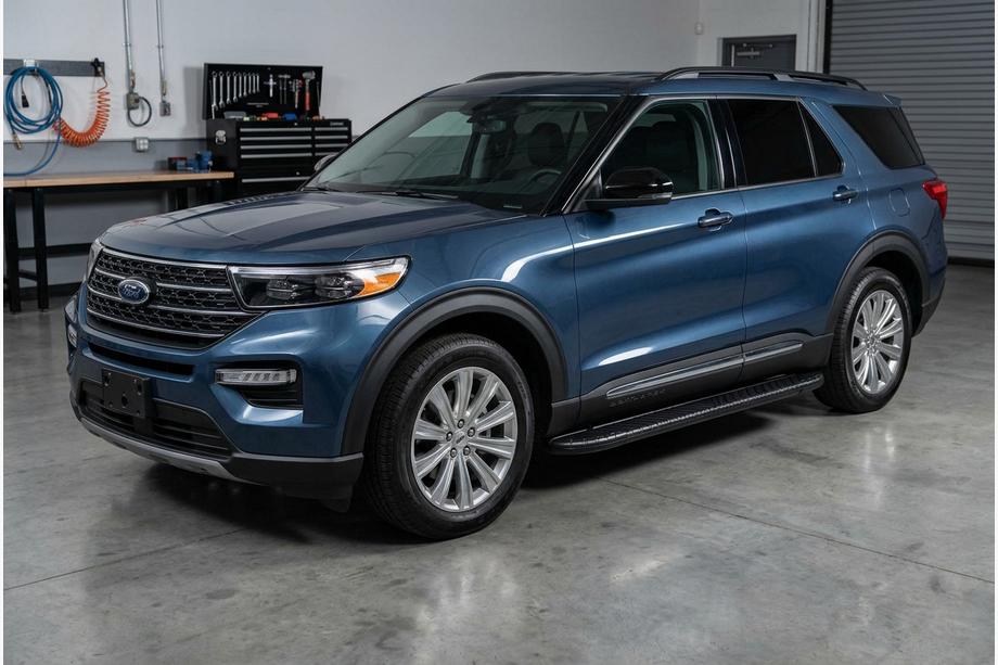 Ford Explorer 2019– Sivuporrast Bosphorus Black (2 kpl, alumiini) Image