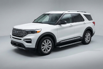 Ford Explorer 2019– Sivuportaat Maya V1 (2 kpl, alumiini) kuva 1