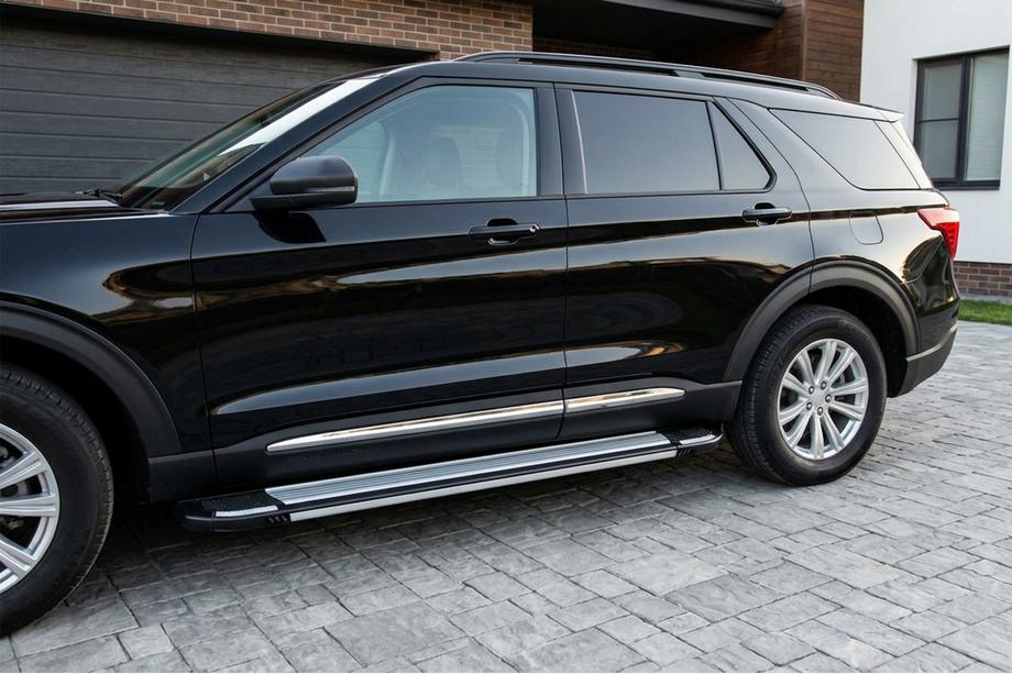 Ford Explorer 2019– Rainbow sivuportaat (2 kpl, alumiini) Image