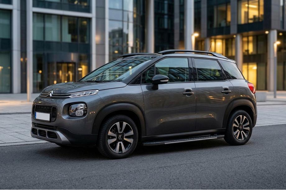 Citroen C-3 Aircross 2017–2024 Bosphorus Grey sivuaskelmat (2 kpl, alumiini) Image