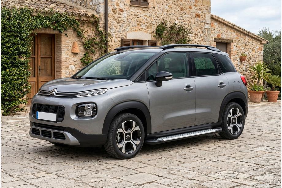 Citroen C-3 Aircross 2017–2024 Allmond Grey -sivukynnykset (2 kpl, alumiini) Image