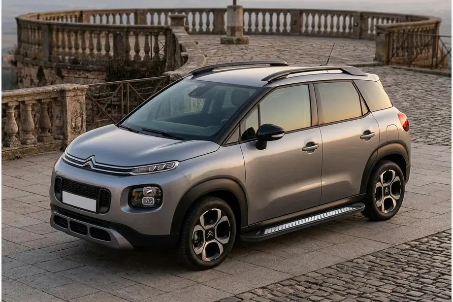 Citroen C-3 Aircross 2017–2024 Sivuporrastangot Vision New Black (2 kpl, alumiini) Image