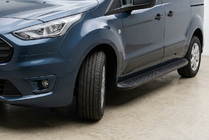 Volkswagen Caddy 2020– Sivukynnykset Tayga Black (2 kpl, alumiini) Vakiokiinnityssarja kuva 1