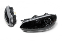 Volkswagen Golf 6 2008–2014 Etuajovalot Black (2 kpl, LED) kuva 2