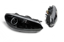 Volkswagen Golf 6 2008–2014 Etuajovalot Black (2 kpl, LED) kuva 3