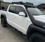 Volkswagen Amarok 2010–2022 Dakar V2 sivuportaat LED-valoilla (2 kpl, metalli) kuva 5