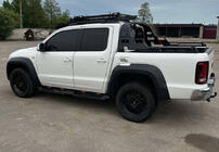 Volkswagen Amarok 2010–2022 Dakar V2 sivuportaat LED-valoilla (2 kpl, metalli) kuva 9