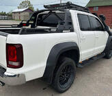 Volkswagen Amarok 2010–2022 Dakar V2 sivuportaat LED-valoilla (2 kpl, metalli) kuva 11