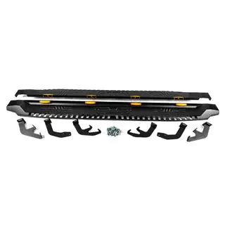 Sivuportaat Dakar V1 LED-valoilla (2 kpl, metalli) kuva 3