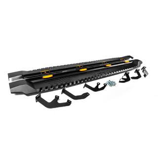 Sivuportaat Dakar V1 LED-valoilla (2 kpl, metalli) kuva 2