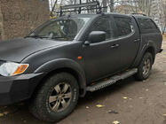 Mitsubishi L200 2015–2024 Dakar V2 sivuportaat LED-valoilla (2015-2019, 2 kpl, metalli) kuva 1